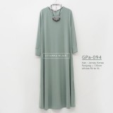 GPa-094 Gamis Polos Semi Klok